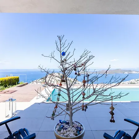 Villa Charming With Sea View In Bodrum